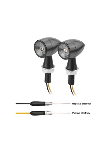 Yifomall 8mm Motosiklet Led Sinyal Lambası - Suzuki, Kawasaki, Yamaha İçin Parlak Ve Dayanıklı