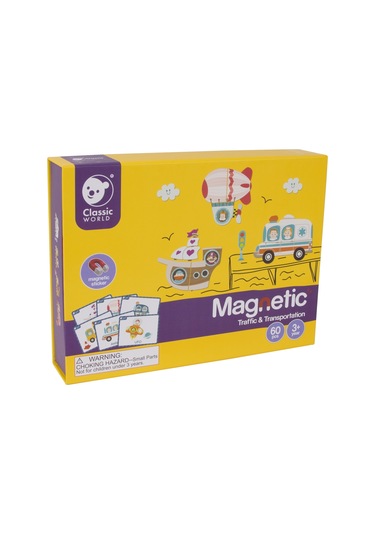 Classic World Mıknatıslı Oyun Seti Taşıtlar