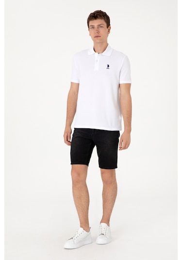U.s. Polo Assn. Erkek Siyah Şort Jean 50304344-dn0027 Siyah