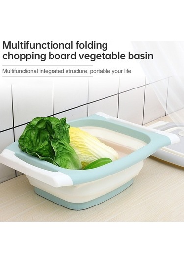 Fastbuy Çok Fonksiyonlu Mutfak Kesme Tahtası, Katlanır Sebze Yıkama, Büyük, Metal Renk, Yüksek Kalite, Ev Yeme Pembe Pembe