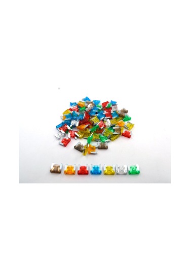 Adam Karışık Amperli Paket Alçak Profil Bıçak Sigorta 100 Adet