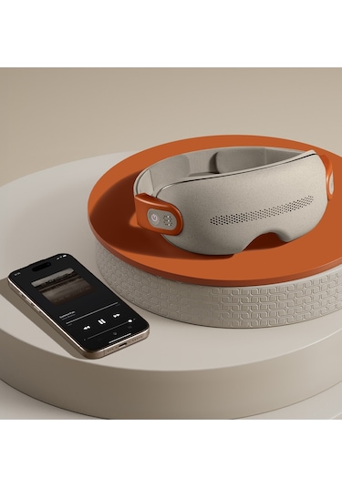 D617 Göz Masaj Aleti, 16 Pedli, Görüş Açık, Bluetooth Müzikli Çok Renkli