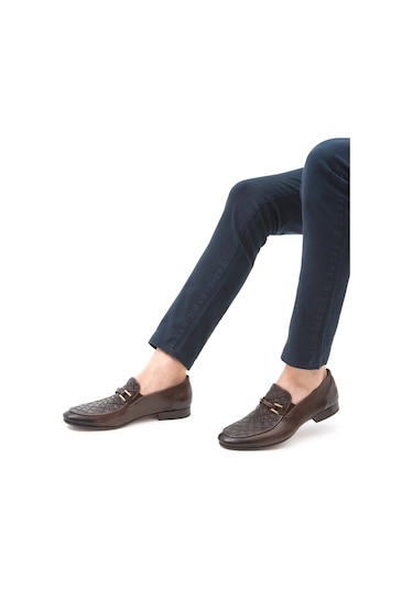 Tamer Tanca Erkek Hakiki Deri Kahverengi Makosen Ayakkabı 477 19707 K Erk Ayk Khv Zmb Bfl/khv Org Kahverengi