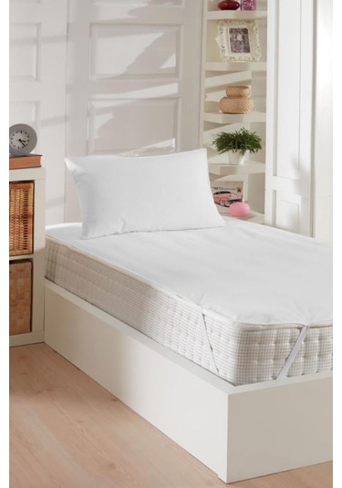 Decovilla 200X200 Pamuklu Köşe Lastikli Sıvı Geçirmez Alez