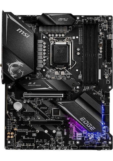 MSI MPG Z490 Gaming Edge WIFI Intel Z490 4800 MHz (OC) DDR4 Soket 1200 ATX Anakart