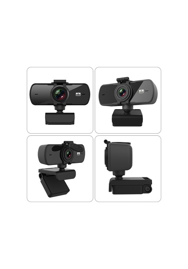 Yaleker 2k Hd Usb Webcam İle Mikrofon: 107 Geniş Açı, Plug & Play,网课/canlı Yayın/ıletişim İçin Siyah Kamera