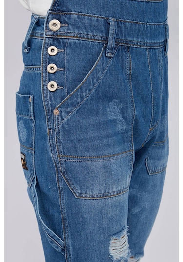 Keepout Erkek Jean Tulum Pantolon Koyu Mavi
