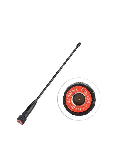 Fortunelane 400-470 Mhz Çift Bantlı Anten - 3 Km Sinyal, Baofeng/yaesu Uyumlu, Dayanıklı Plastik