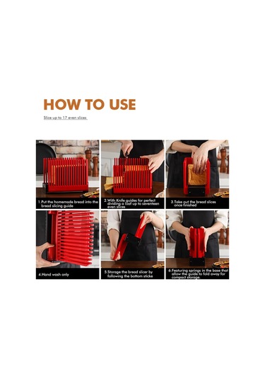 Dikdörtgen Ekmek Dilimleyici Kesici Kalıp Tost Loaf Kesme Pro Diğer