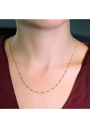 Altınbeyi Sık Dorikalı Kolye 14 Ayar Altın 2.95 Gram