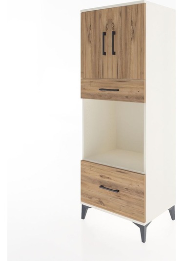 Hyperion Dolap 2 Raflı 2 Çekmeceli 2 Kapaklı 60x44x163 Aytaşı-çam Aytası