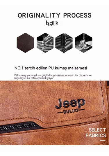 Büyük Kapasiteli Erkek İş Gündelik Kombin Çantası-kahverengi Kahverengi