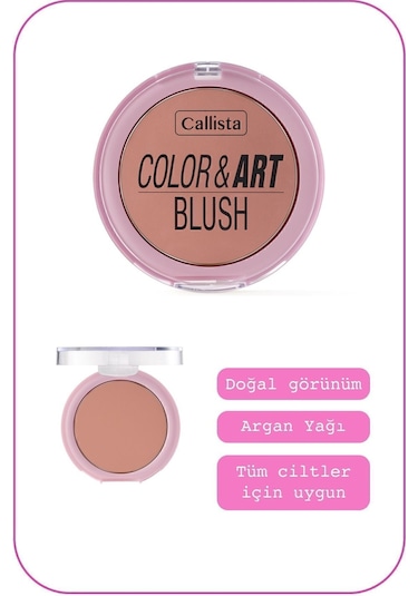 Callista Color Art Blush Toz Allık - 110 Blushing Pink