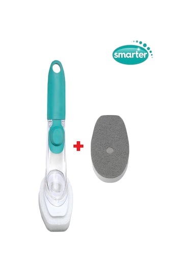 Smarter Deterjan Hazneli Bulaşık Süngeri + Sünger Yedek