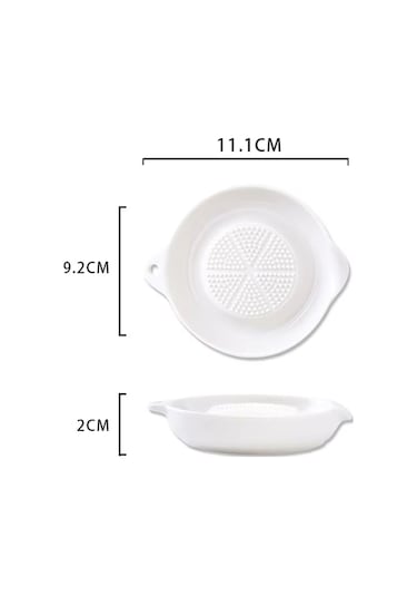 Seramik Sarımsak Öğütücü Ezici-beyaz Porselen Sarımsak İçin El Öğütücü Beyaz