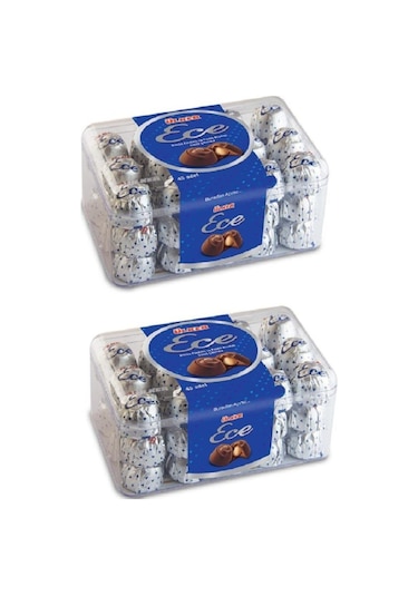 Ülker Ece Bütün Fındıklı Sütlü Çikolata 2 x 455 G