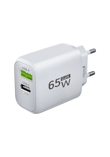 Henruisi65w Gan Pd Hızlı Şarj Cihazı İphone Uyumlu 15/14/13/12 Pro Xiaomi 13 Samsung Uyumlu S23 Huawei Mate Usb-c Adaptör Dedistribütör Garantili