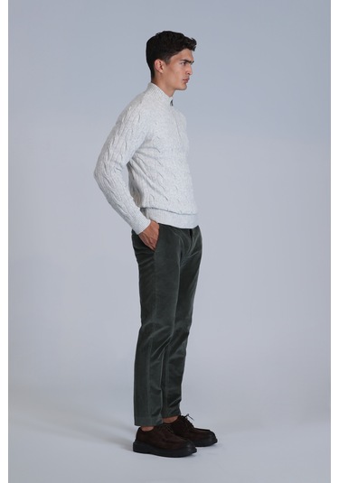 Lufian Onka Spor Erkek Chino Pantolon Slim Fit Yeşil Yeşil 112190309100600 Yeşil