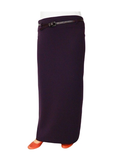 Kadın Uzun Etek Kapalı Yırtmaç-2019 Bgl-st01144 Mürdüm