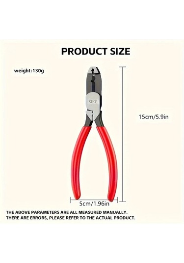 Willowhaven Kırmızı Çok Amaçlı Pense: Pas Sökme, Kaymaz Vidalama, Tel Kesme Ve Sıyırma, İnşaat Ve Tamir