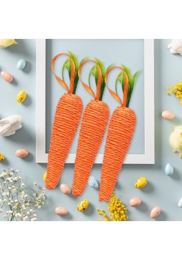 Pazly Süsler Suntek Stil-b Restoran Paskalya Havuç Dıy Asılı Sw