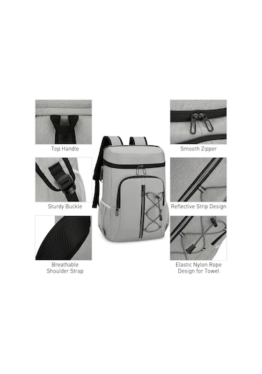 Yalıtımlı Soğutucu Sırt Çantası Rahat Yumuşak Soğutucu Y29144lgy Diğer