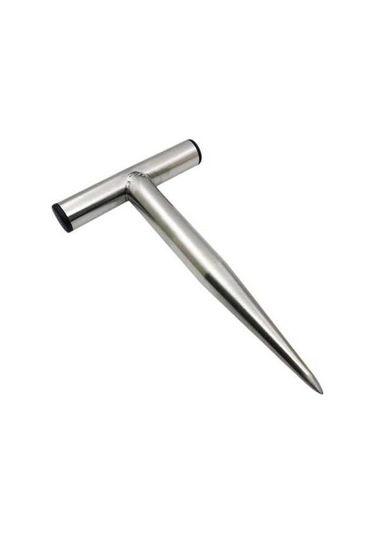 Trendooze Tahıl Dibberi Bahçe Aleti Çiftlik Tarla Ampul Dikimi Metal Saplı Tohum S