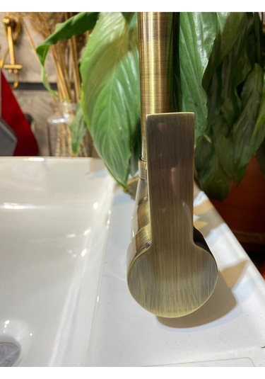 İsaoğlu Yapı Mat Gold Mutfak Musluğu Antik Gold Evye Bataryası Eskitme Özel Tasarım Armatür Gold