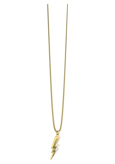 Metalmorphose Şimşek Kolye Altın - Gümüş