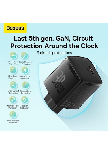 Baseus Cube Pro Hızlı Şarj Cihazı 1c 30w Ab