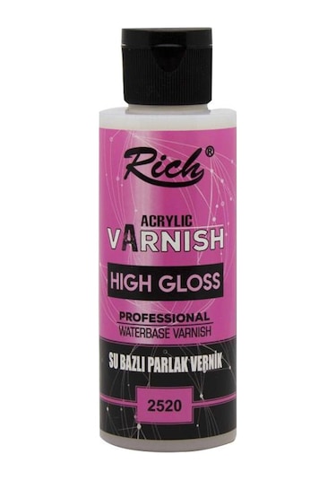 Rich Su Bazlı Parlak Vernik 120Cc