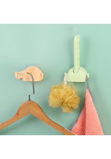 Portatif Pratik Kendinden Yapışkanlı Askı Aparatı - Al4684 Çok Renkli