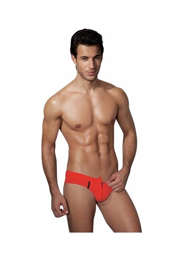 Doreanse Fermuarlı Slip Külot 1269 Beyaz