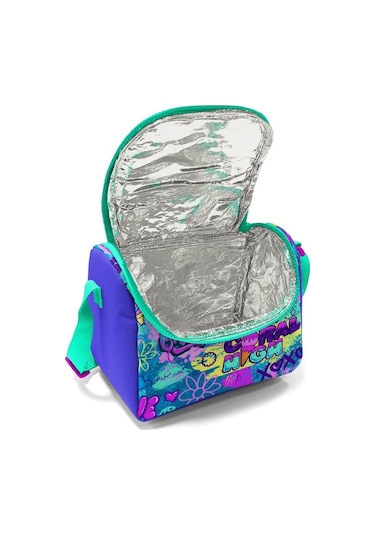 Coral High Kız Çocuk Lavanta Grafiti Okul Beslenme Çantası Ther