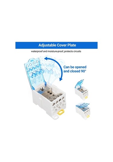 Carrier- Dayanıklı, Ukk250a 11 Çıkışlı Ray Montajlı Terminal