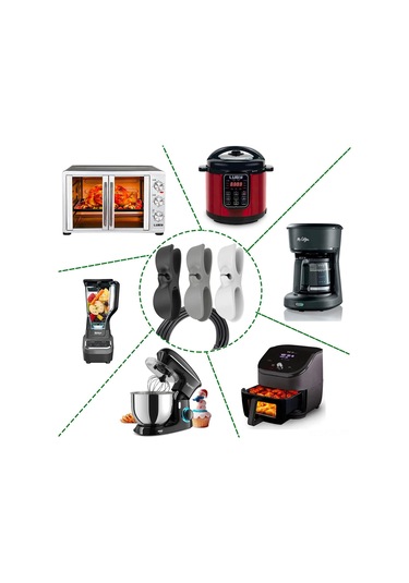 Padalink Mutfak Aletleri Kablosu Düzenleyici - Blender, Kahve Makinesi, Airfryer, Toaster, Tencere İçin 3m Yapışkan Kablolu Tutucu - Tidy Kablolar, Düzenli Mutfak Diğer