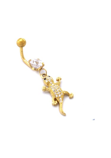 Ferizz Altın Kaplama Zirkon Taşlı Kerkentele Piercing Prc-129 Altın