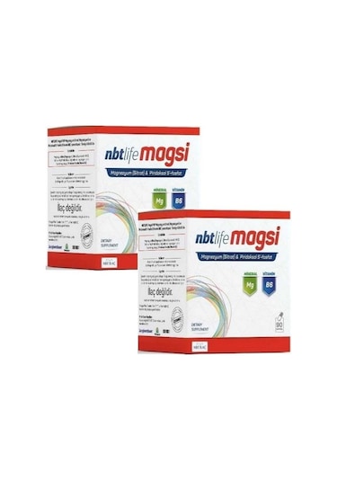 Nbt Lıfe Magsı Magnezyum Ve B6 Vıtamını 90 Kapsül 2 Li