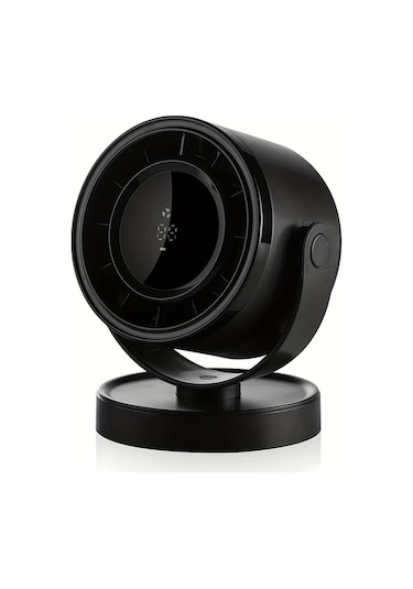 Motion003 Kompakt Usb Masa Fanı Siyah Sessiz Deliksiz Kurulum Pil Ofis Ve Ev İçin İdeal Mutfak Duvar Montajı