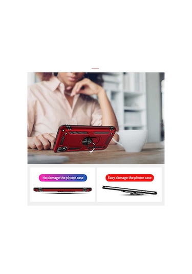 Xiaomi Redmi 7a Kılıf Zore Vega Kapak Mavi