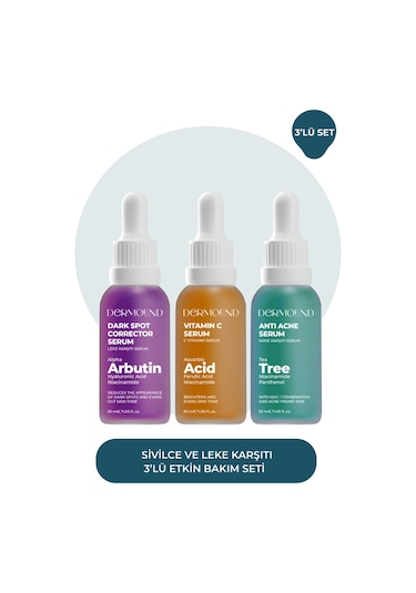Dermoend 3'lü Serum Seti