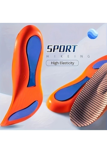 Willowhaven Mavi Turuncu Eu41-42 Spor İçlik Tam Taban Jel Teknolojisi Koşu Basketbol Futbol