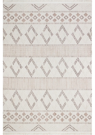Türkmen Halı Bengal Bn01 Bej Modern Desen Halı