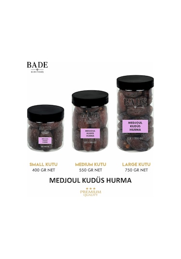 Medjoul Kudüs Hurma Jumbo İri Boy 550 Gr. 550 G