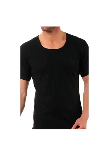 6 Adet Mevsim Erkek Büyük Beden Renkli Bisiklet Yaka Fanila 34306