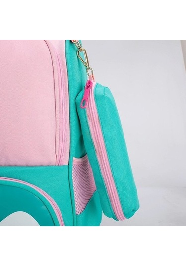 Kızlar İçin Sevimli Karikatür Kedi Okul Sırt Çantası Ilkokul Çantaları Çocuklar Seyahat Sırt Çantaları Mochila Escolar Lı12lq Mor