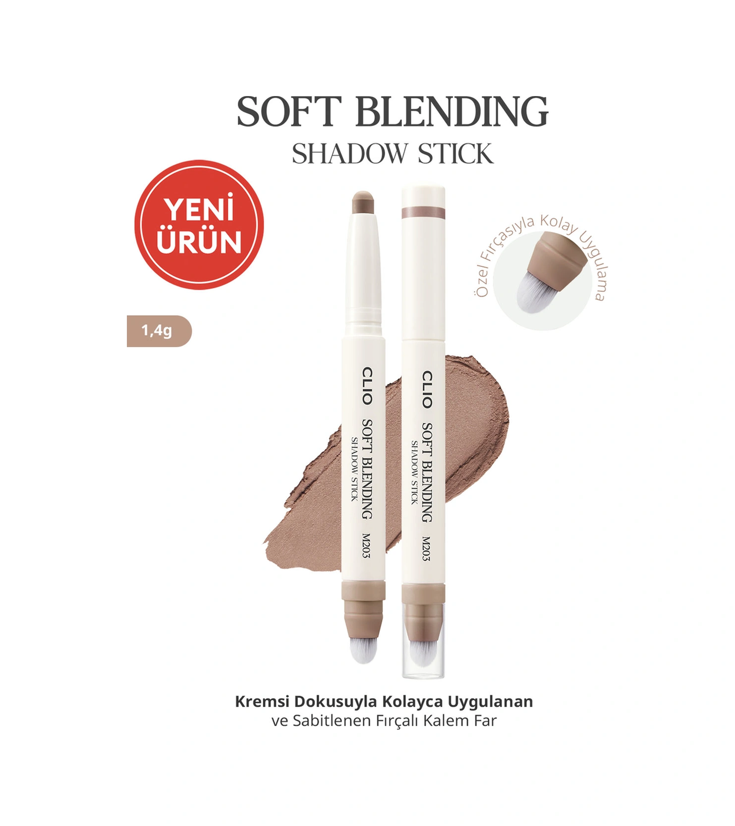 Clio Soft Blending Shadow Stick M203 Mellow Woody