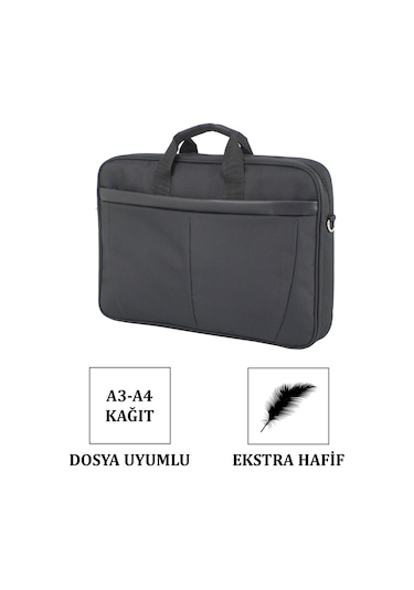 Case Club 17,3 inç Laptop Evrak Çantası Darbe Emici Koruma