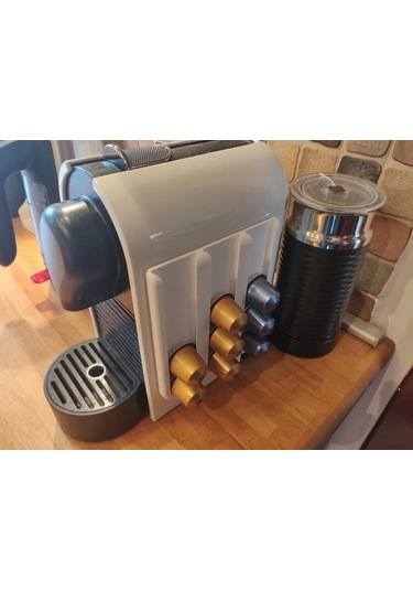 Nespresso Kapsül Kahve Uyumlu Kapsül Standı Beyaz Renkte