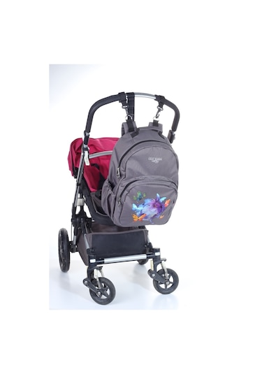 Coco Mamma Vera Anne Bebek Bakım Çantası Kelebeğin Rüyası Gri